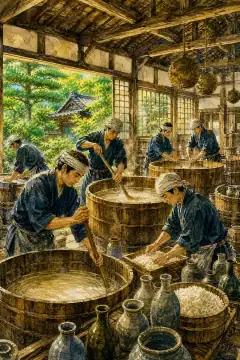出云的日本酒酿造