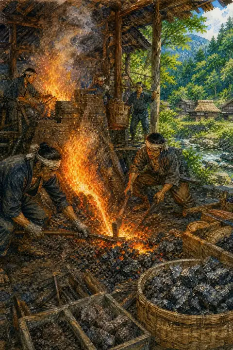 踏鞴炼铁
