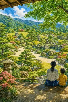 足立美術館の日本庭園