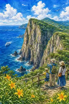 国賀海岸（摩天崖）