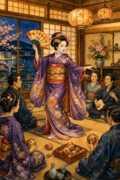 芸者・お座敷遊び体験