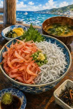 桜えび・しらす丼