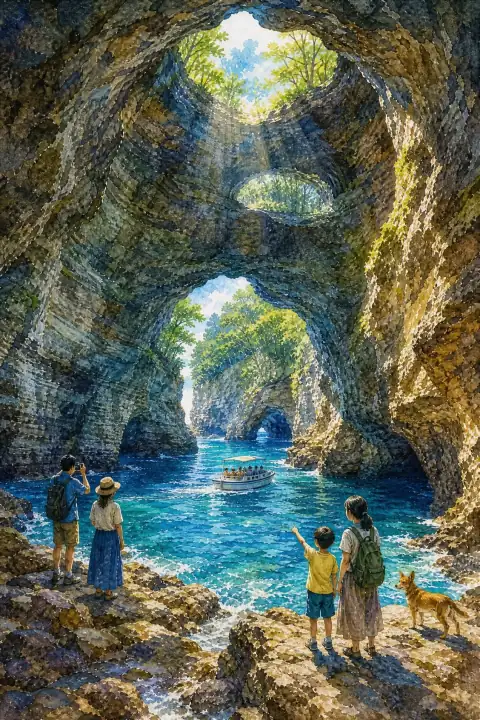 Dogashima (Heaven’s Window Cave)