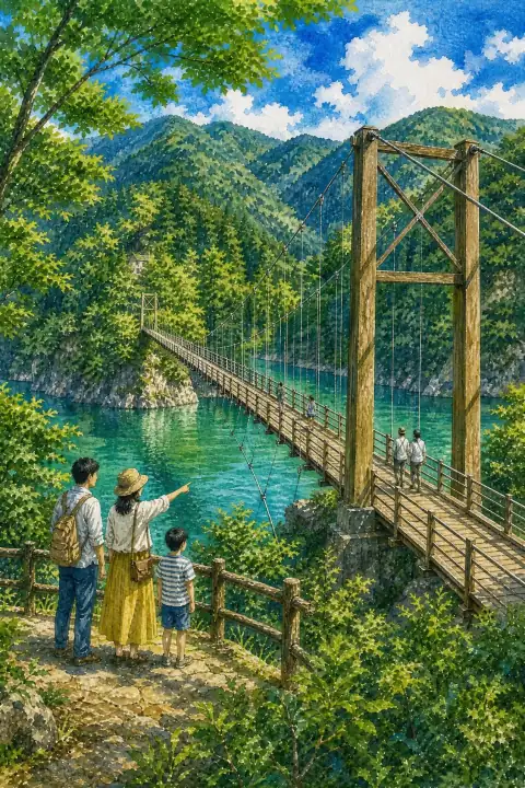 Yume no Tsuribashi (Sumata Gorge)
