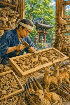 Nikko-bori (Nikko carving)