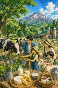 那須高原の牧場体験