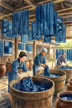 藍染め