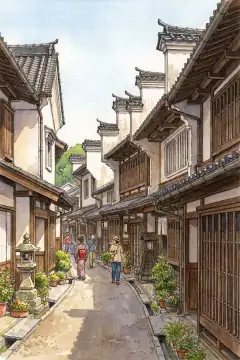 うだつの町並み