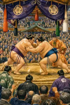 Sumo at Ryogoku Kokugikan