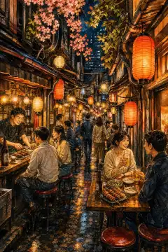 居酒屋と横丁文化（思い出横丁・ゴールデン街）