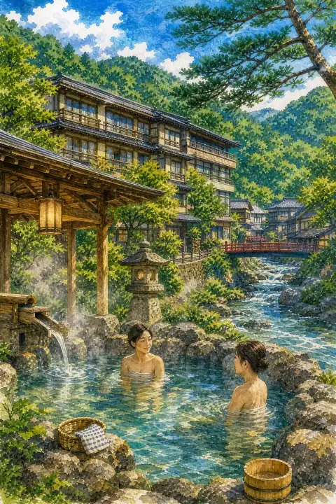 三朝温泉