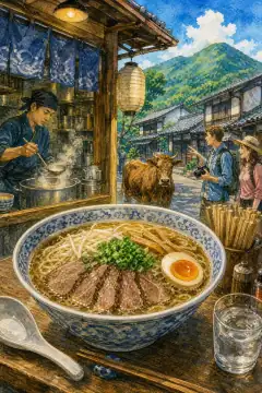 Gyūkotsu Ramen (Beef-Bone Ramen)