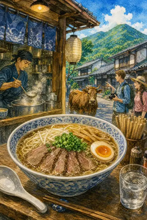 Gyūkotsu Ramen (Beef-Bone Ramen)