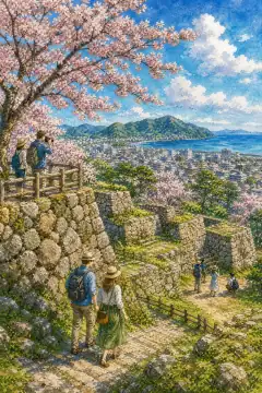 鳥取城跡