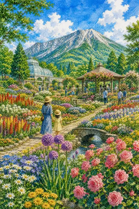 とっとり花回廊
