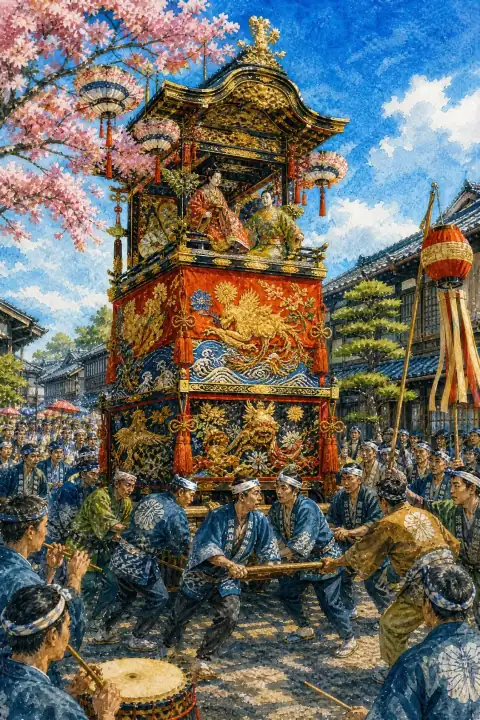 Takaoka Mikurumayama Festival