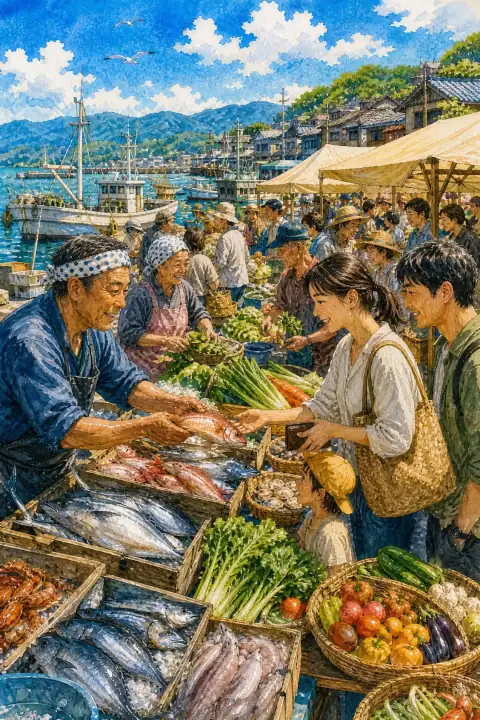 早市（冰见等）