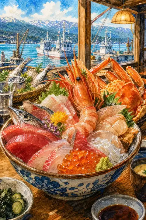 富山湾の海鮮