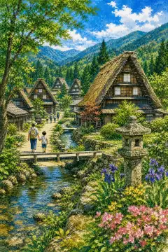 五箇山合掌造村