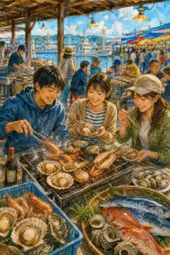 紀州の海鮮バーベキュー