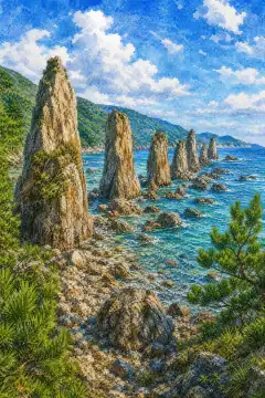 橋杭岩