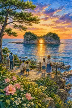 円月島