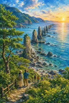 橋杁岩