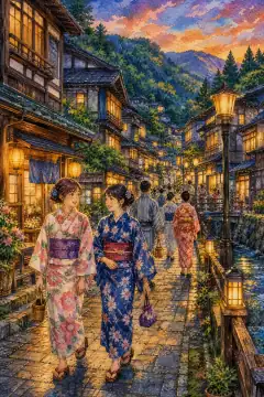 Yukata Strolls in Onsen Towns