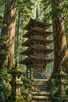羽黑山五重塔