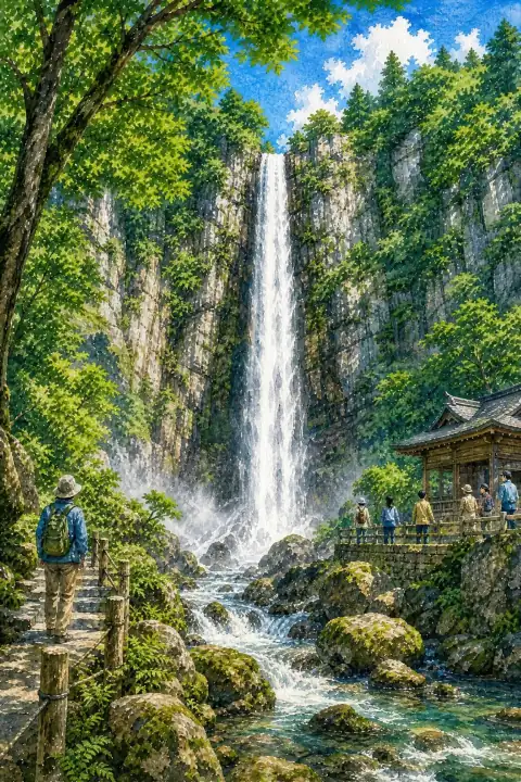 玉簾の滝