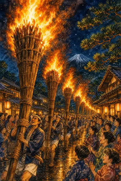 Yoshida Fire Festival