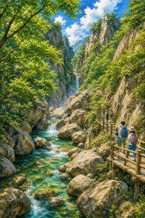 Shosenkyo Gorge