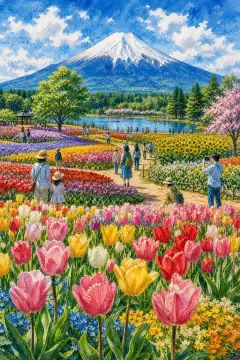 山中湖 花の都公園